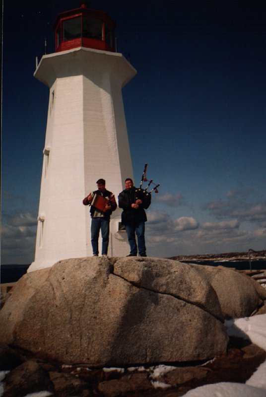At Peggys Cove Light House